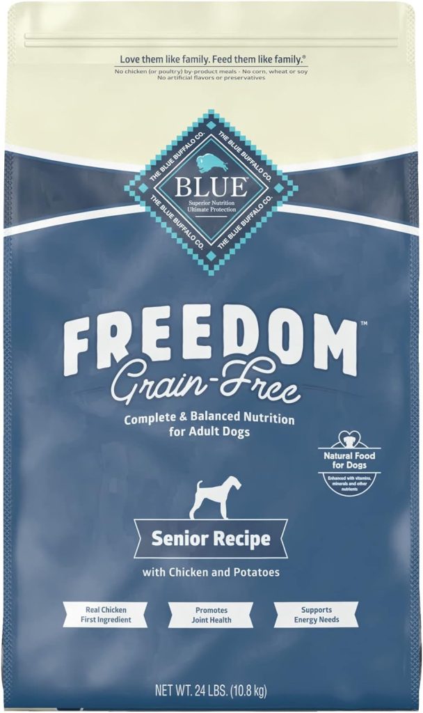 Blue Freedom Senior Grain-Free Chicken Recipe Dry Dog Food