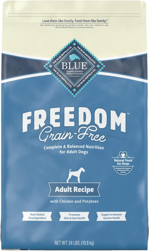 Blue Freedom Adult Grain-Free Chicken and Potatoes Recipe Dry Dog Food