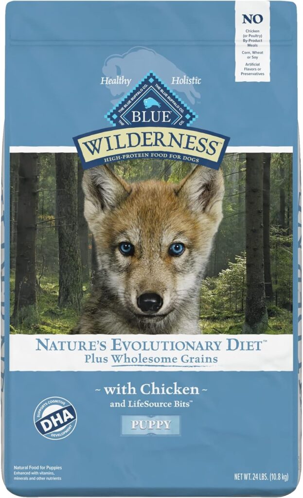 Blue Wilderness Puppy Chicken plus Wholesome Grains Recipe Dry Dog Food