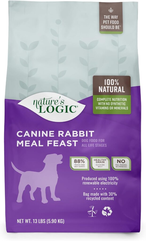 Nature’s Logic Canine Rabbit Meal Feast Dry Dog Food