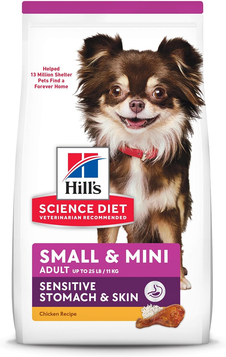 Hill’s Science Diet Adult Sensitive Stomach & Skin Small & Mini Chicken Recipe Dry Dog Food