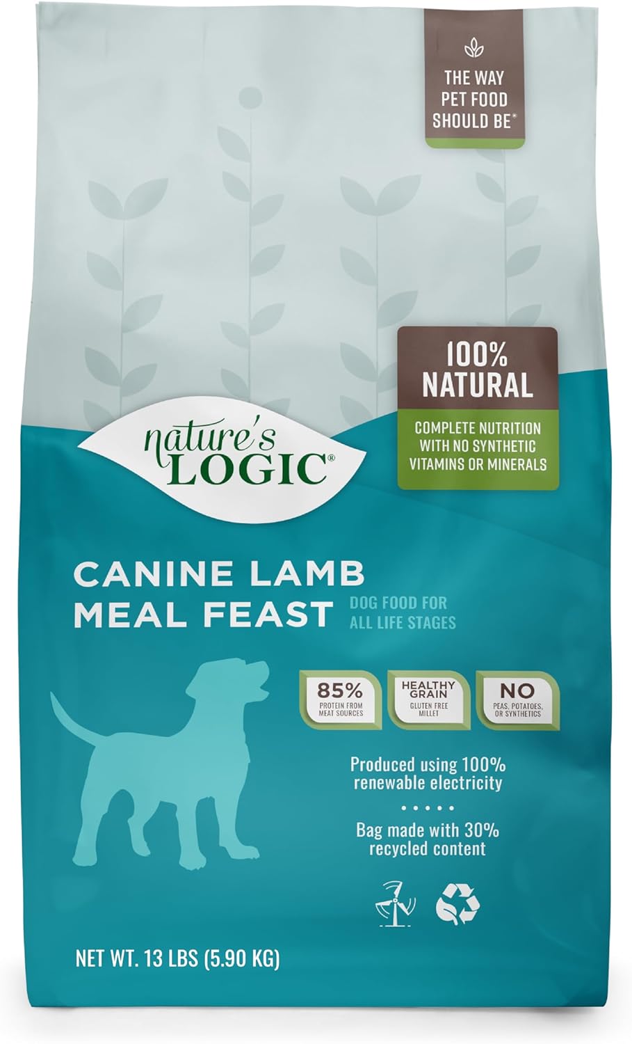 Nature’s Logic Canine Lamb Meal Feast Dry Dog Food