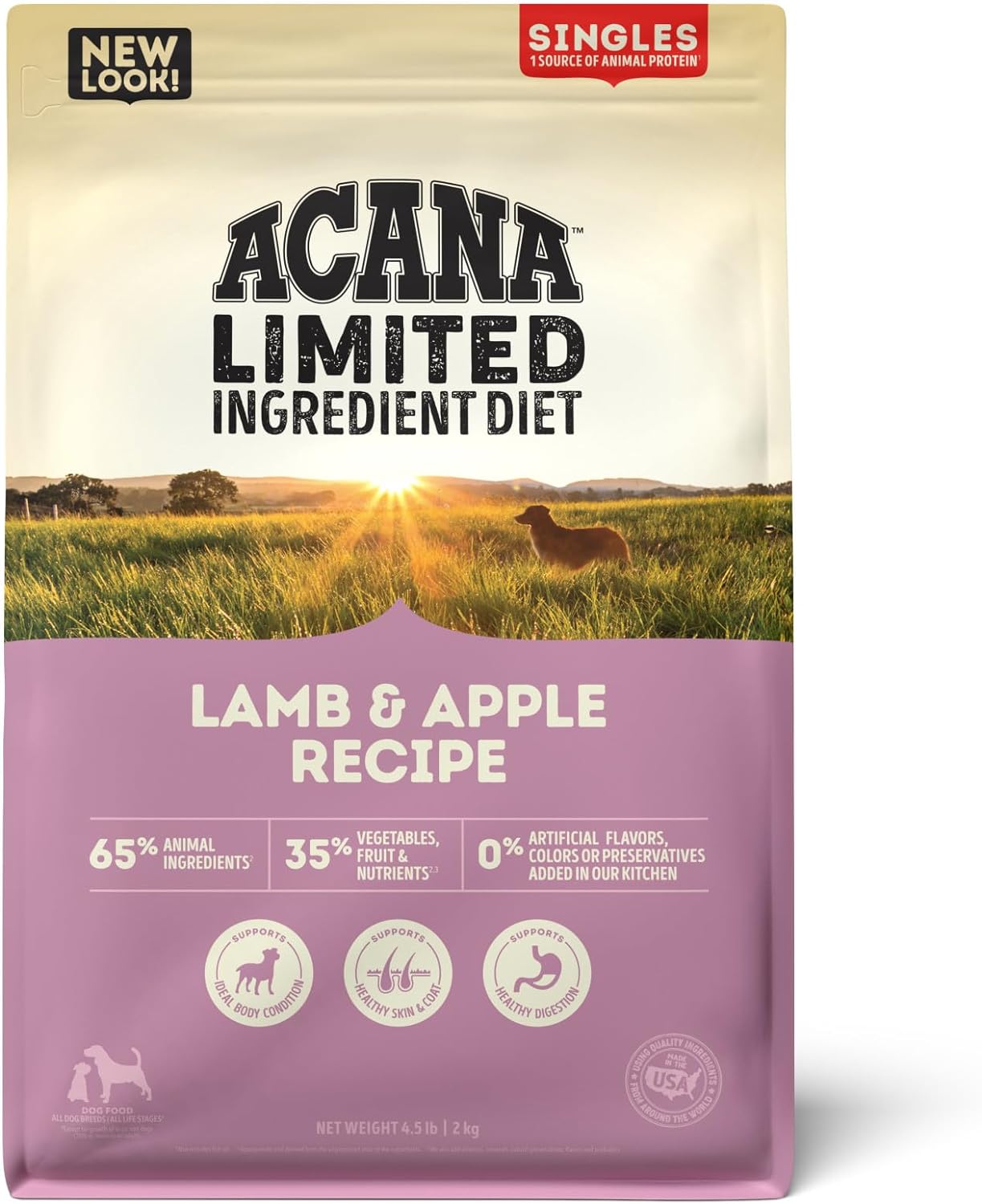 Acana Singles Limited Ingredient Diet Lamb & Apple Recipe Dry Dog Food