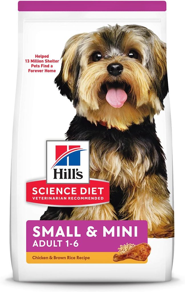 Hill’s Science Diet Adult Small Paws Chicken Meal & Rice Recipe Dry Dog Food