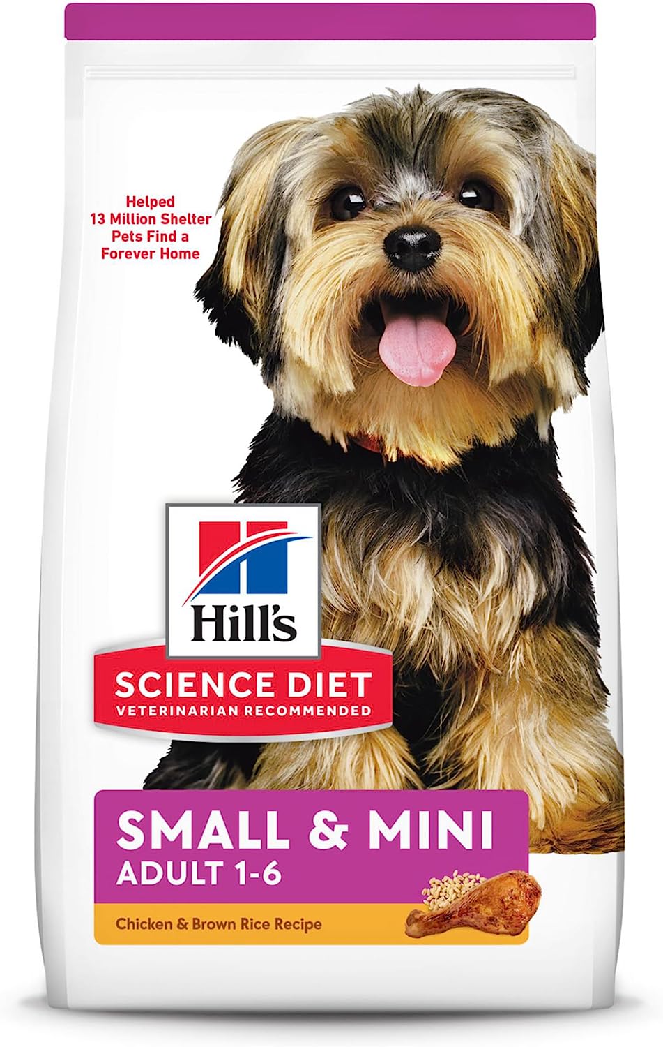 Hill’s Science Diet Adult Small Paws Chicken Meal & Rice Recipe Dry Dog Food