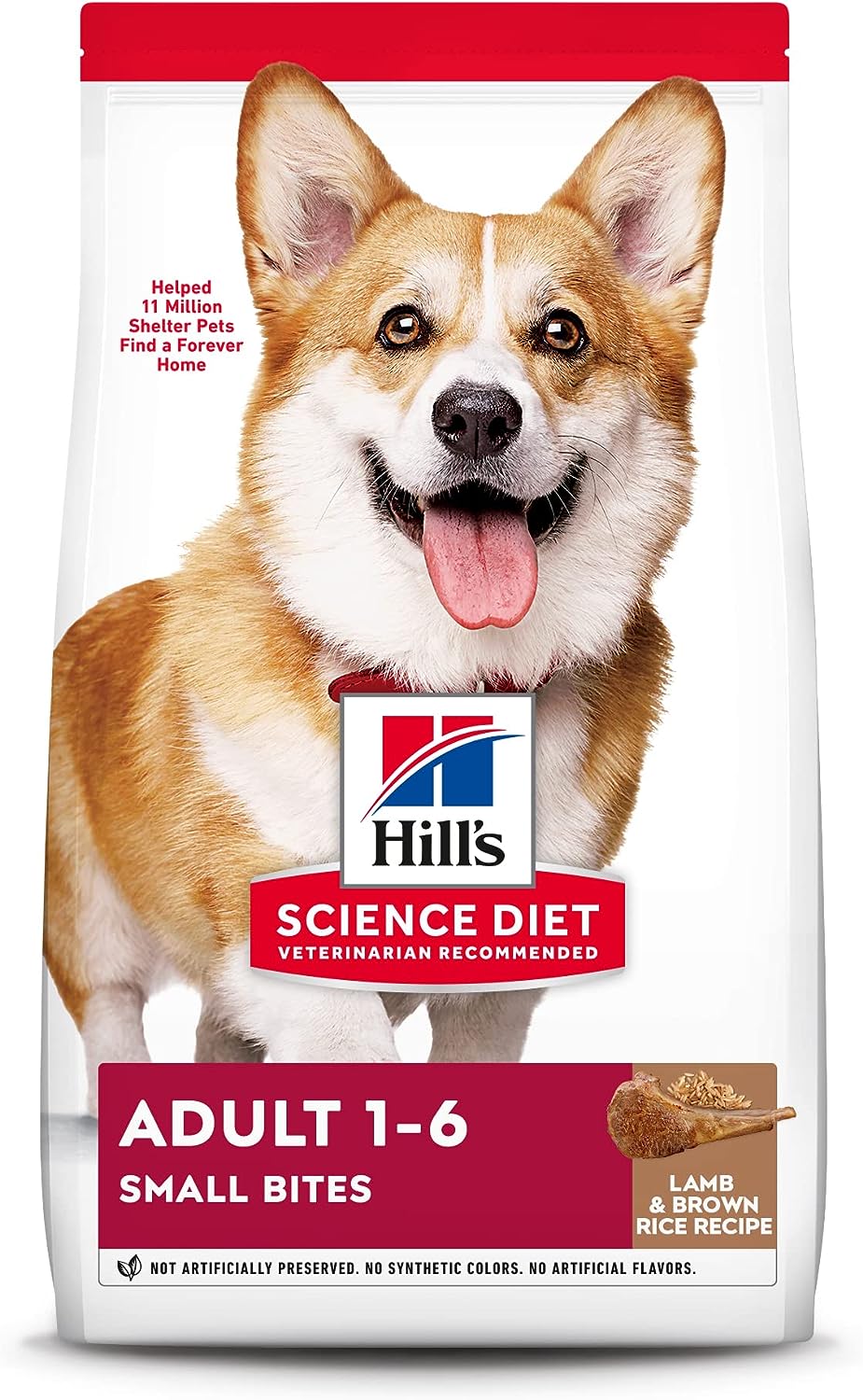 Hill’s Science Diet Adult 1-6 Small Bites Lamb Meal & Brown Rice Recipe Dry Dog Food