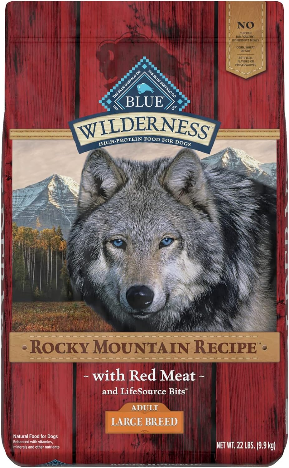 Blue Wilderness Rocky Mountain Recipe Large Breed Adult Red Meat Dry Dog Food
