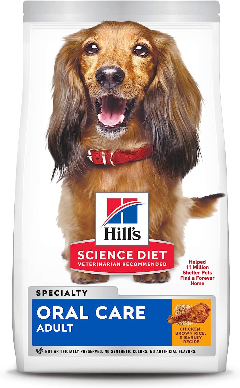 Hill’s Science Diet Adult Oral Care Chicken, Rice & Barley Recipe Dry Dog Food