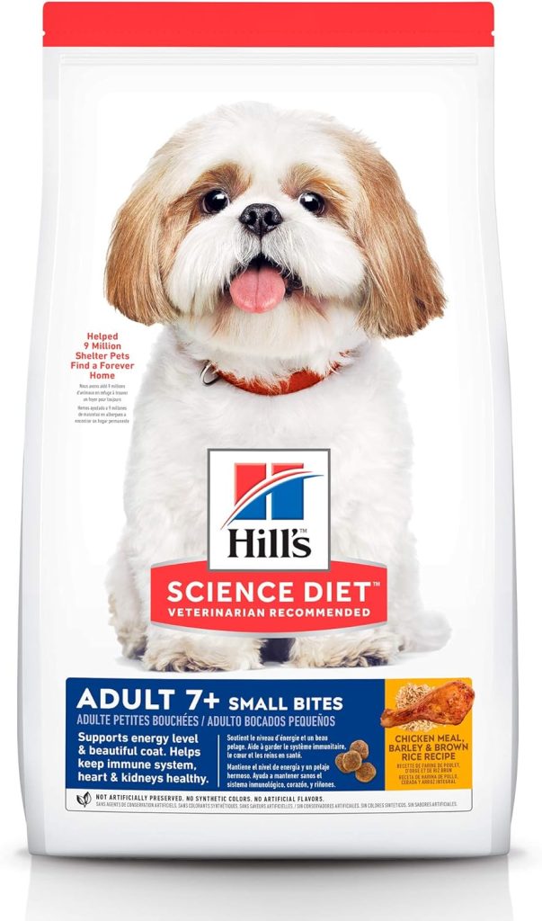 Hill’s Science Diet Adult 7+ Small Bites Chicken Meal, Barley & Rice Recipe Dry Dog Food