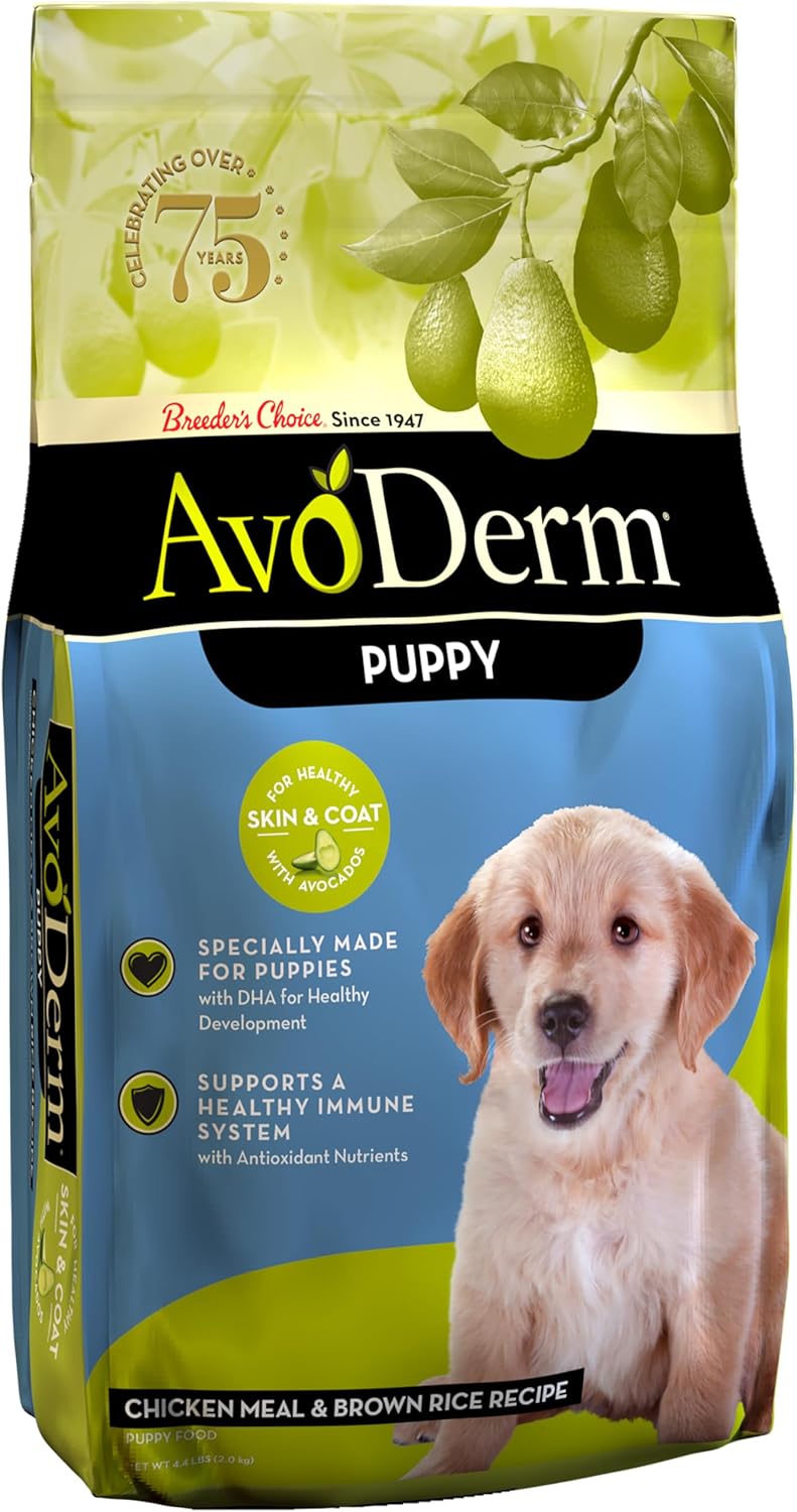AvoDerm Puppy Chicken Meal & Brown Rice Formula Dry Dog Food