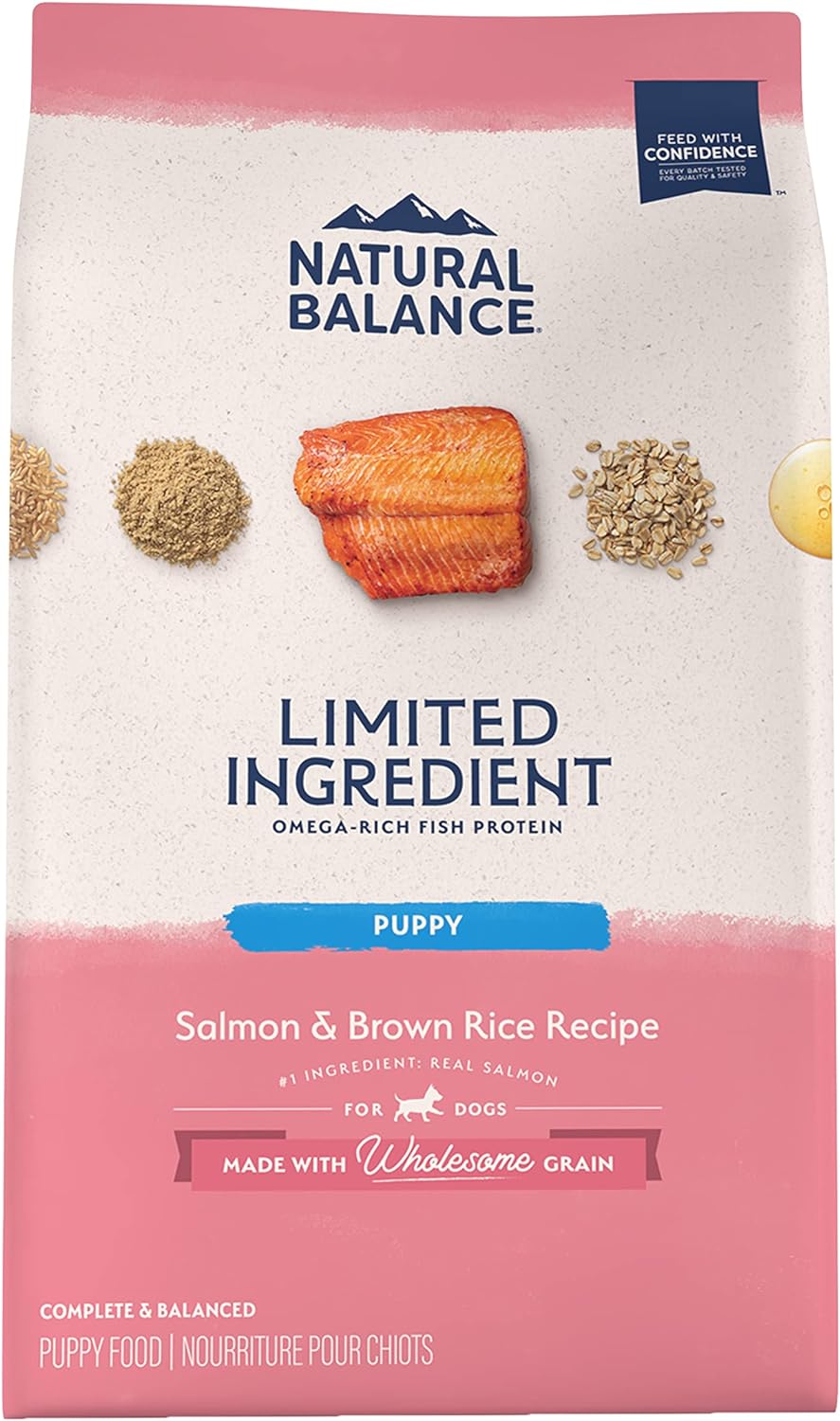 Natural Balance L.I.D. Limited Ingredient Diets Salmon & Brown Rice Puppy Dry Dog Food