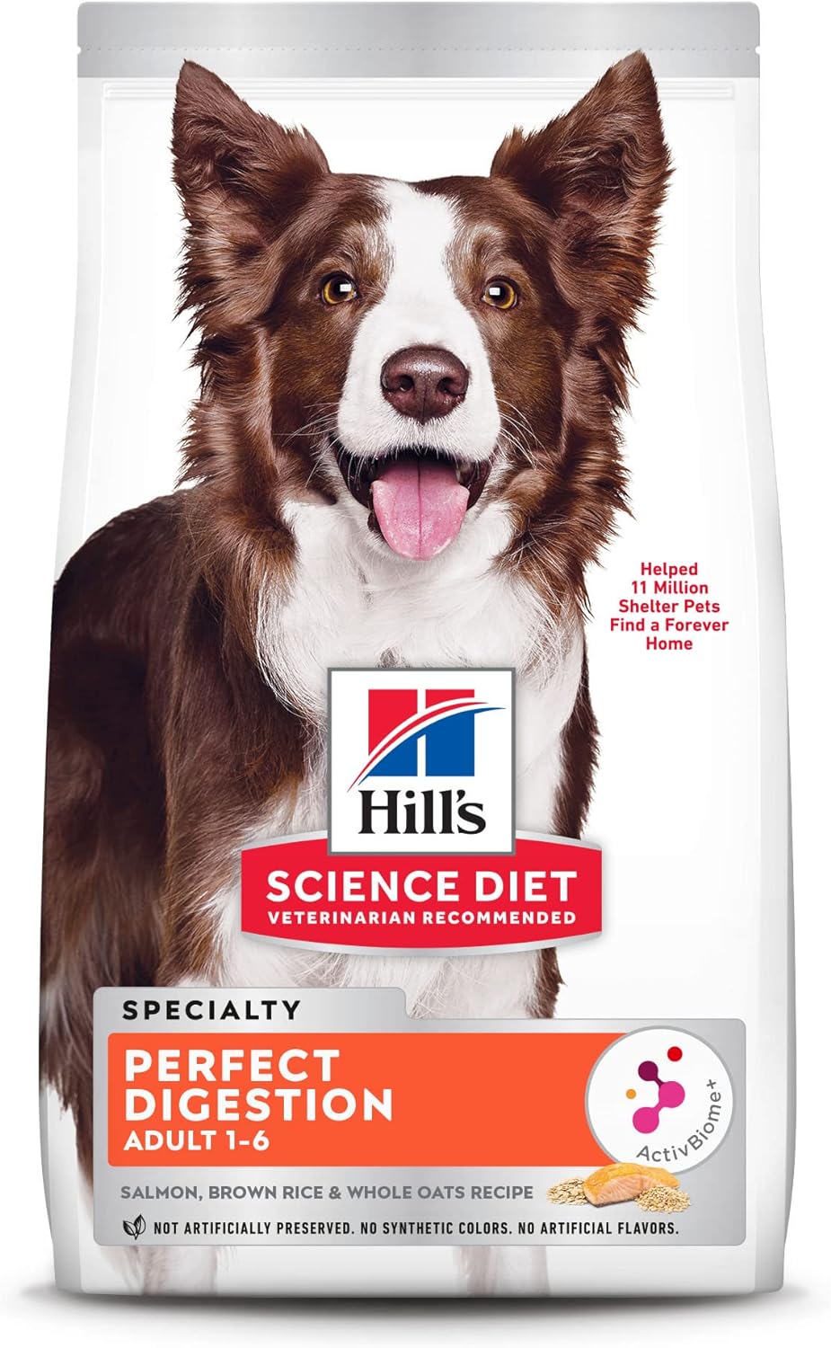 Hill’s Science Diet Adult Perfect Digestion Salmon, Whole Oats, and Brown Rice Recipe Dry Dog Food