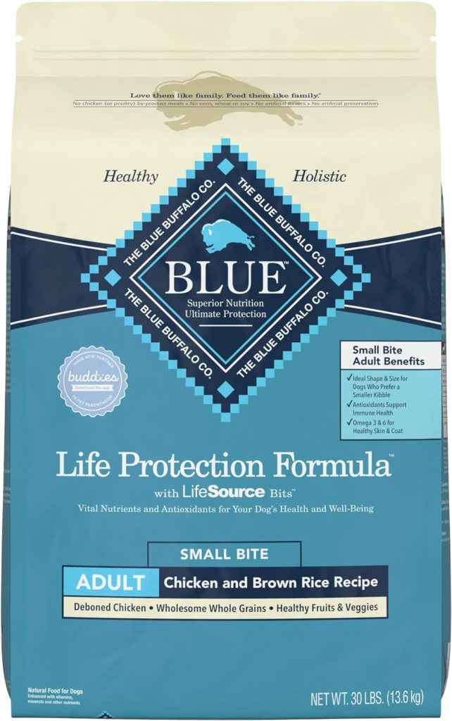Blue Life Protection Formula Adult Small Bite Chicken and Brown Rice Dry Dog Food