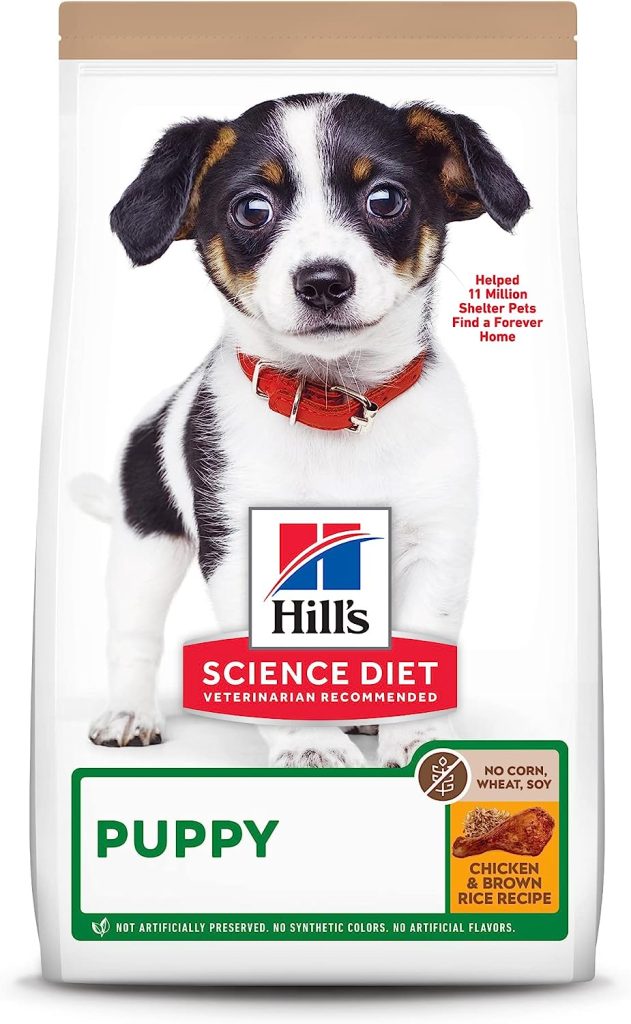 Hill’s Science Diet Puppy Chicken & Brown Rice Recipe No Corn, Wheat, Soy Dry Dog Food