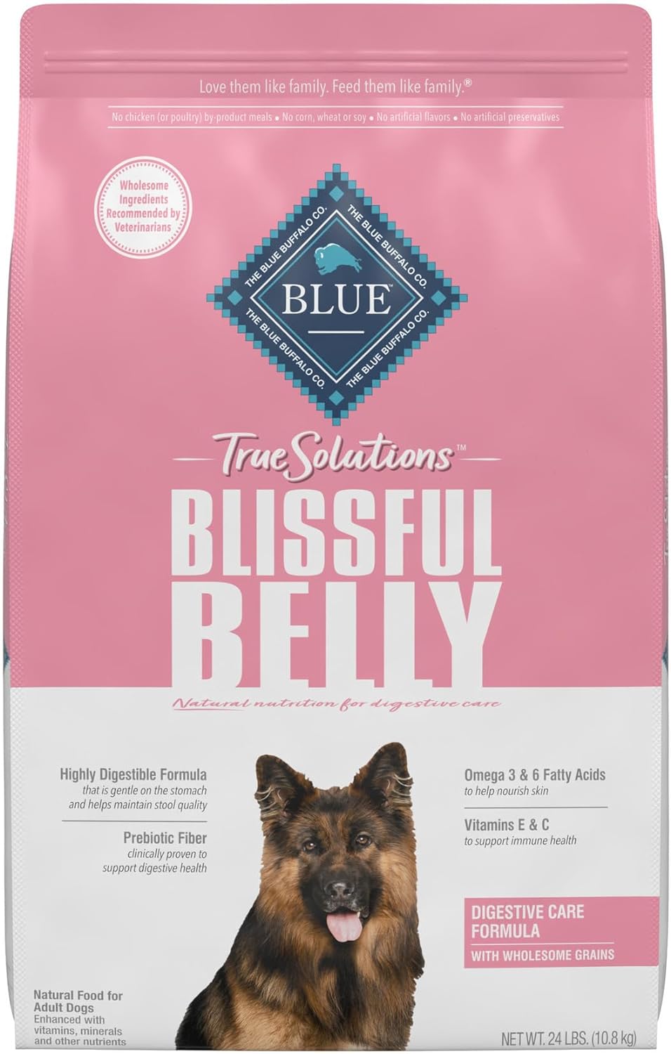 Blue True Solutions Blissful Belly Digestive Care Formula Dry Dog Food