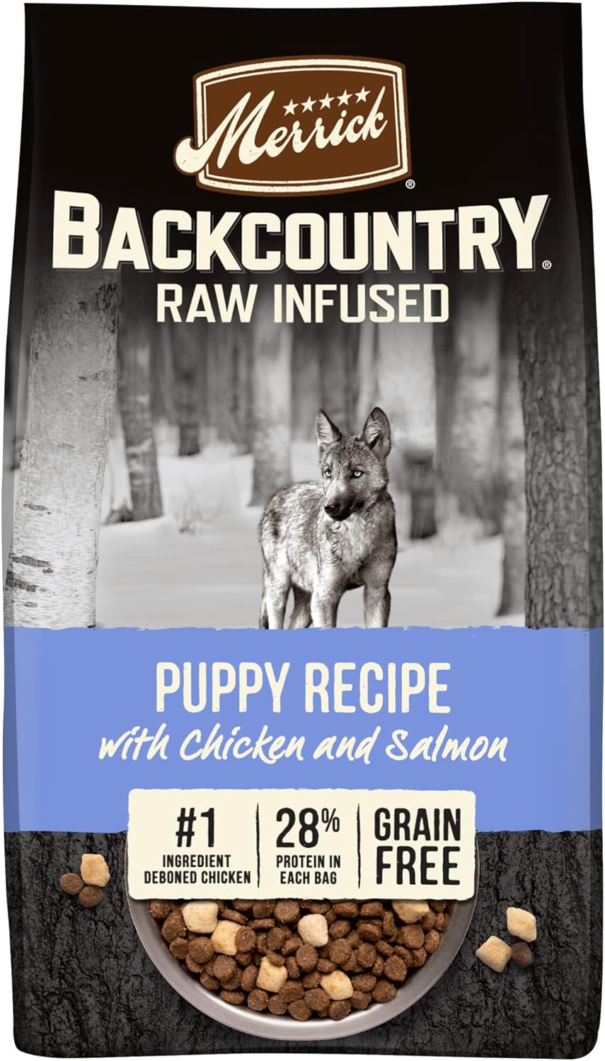 Merrick Backcountry Raw Infused Puppy Recipe Dry Dog Food