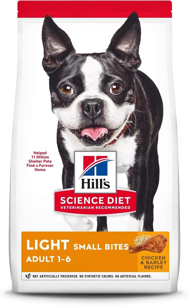 Hill’s Science Diet Adult Light Small Bites with Chicken Meal & Barley Dry Dog Food