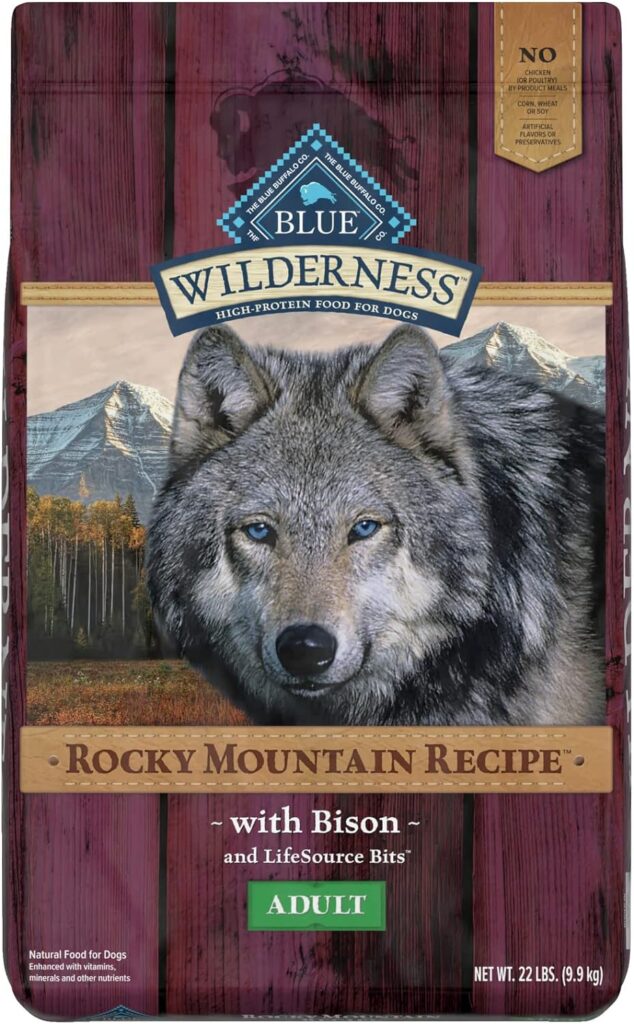 Blue Wilderness Rocky Mountain Recipe Adult Bison Dry Dog Food
