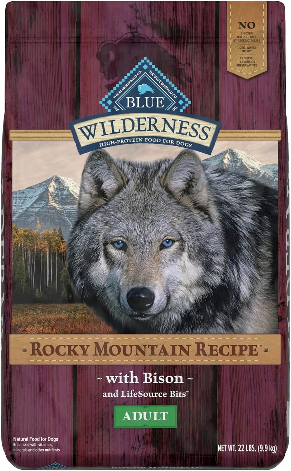 Blue Wilderness Rocky Mountain Recipe Adult Bison Dry Dog Food