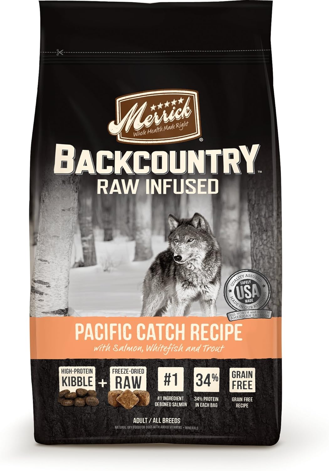 Merrick Backcountry Raw Infused Pacific Catch Recipe Dry Dog Food