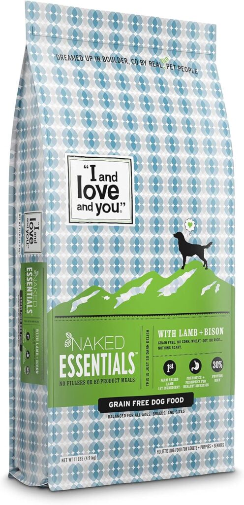I and Love and You Naked Essentials Grain-Free with Lamb + Bison Dry Dog Food