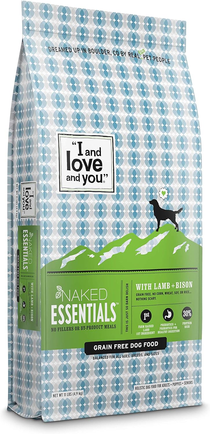I and Love and You Naked Essentials Grain-Free with Lamb + Bison Dry Dog Food