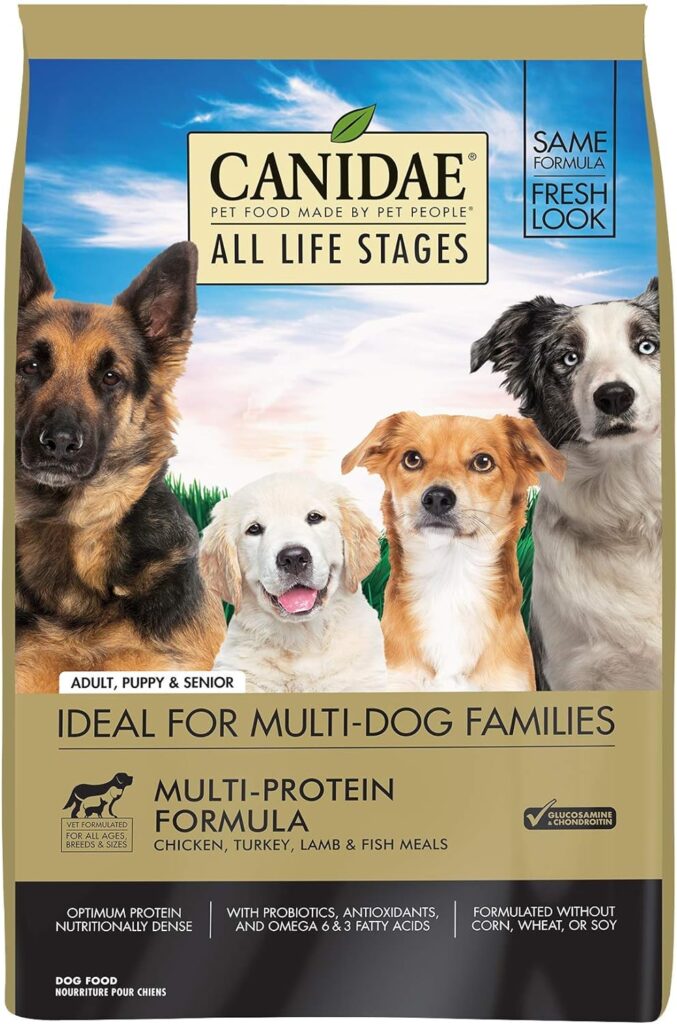 Canidae All Life Stages Multi-Protein Formula Chicken, Turkey, Lamb, and Fish Meals Dry Dog Food
