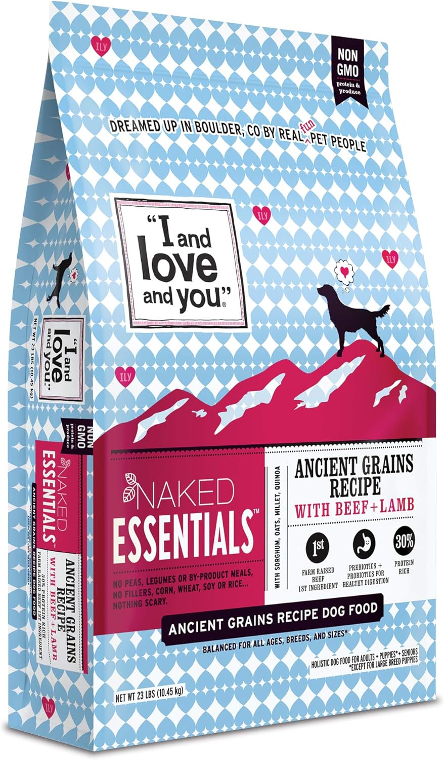 I and Love and You Naked Essentials Ancient Grains Recipe with Beef + Lamb Dry Dog Food