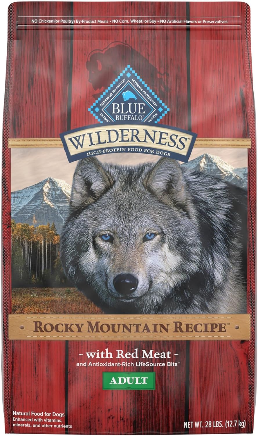 Blue Wilderness Rocky Mountain Recipe Adult Red Meat Dry Dog Food