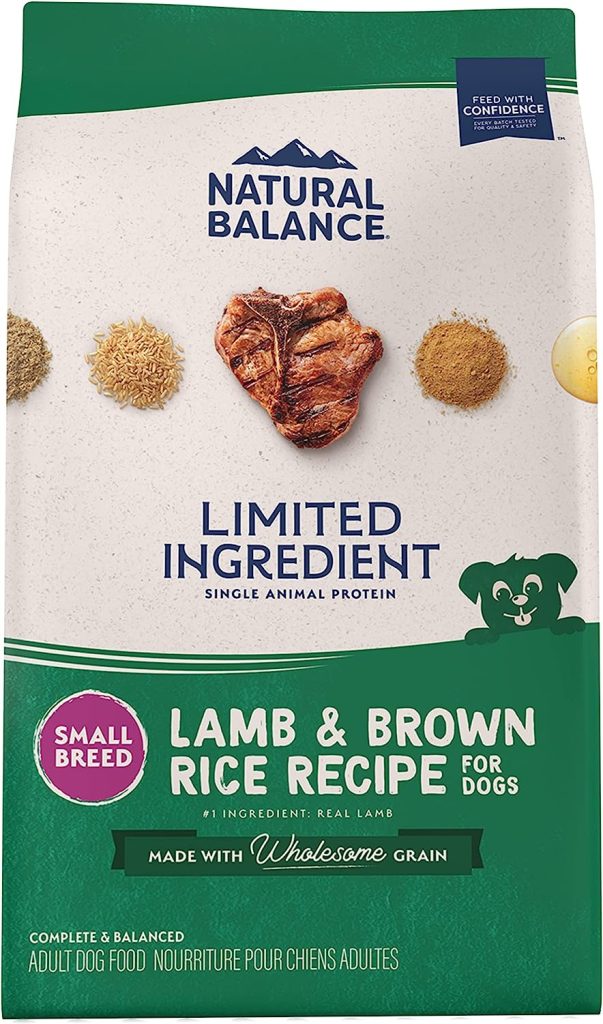 Natural Balance L.I.D. Limited Ingredient Diets Lamb & Brown Rice Small Breed Bites Dry Dog Food