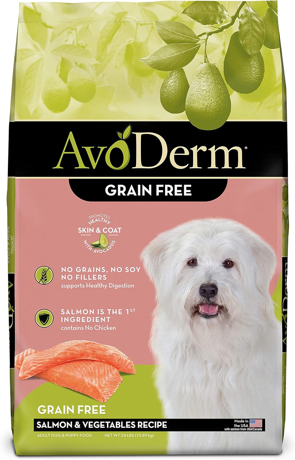 AvoDerm Grain-Free Salmon & Vegetables Recipe Dry Dog Food