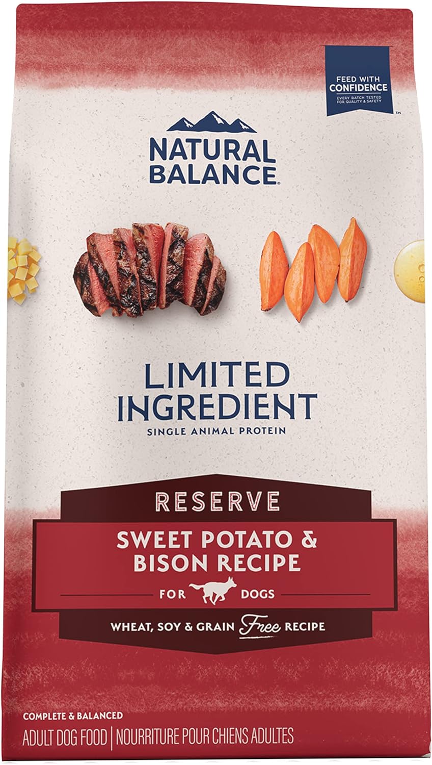 Natural Balance L.I.D. Limited Ingredient Diets Grain-Free Sweet Potato & Bison Dry Dog Food
