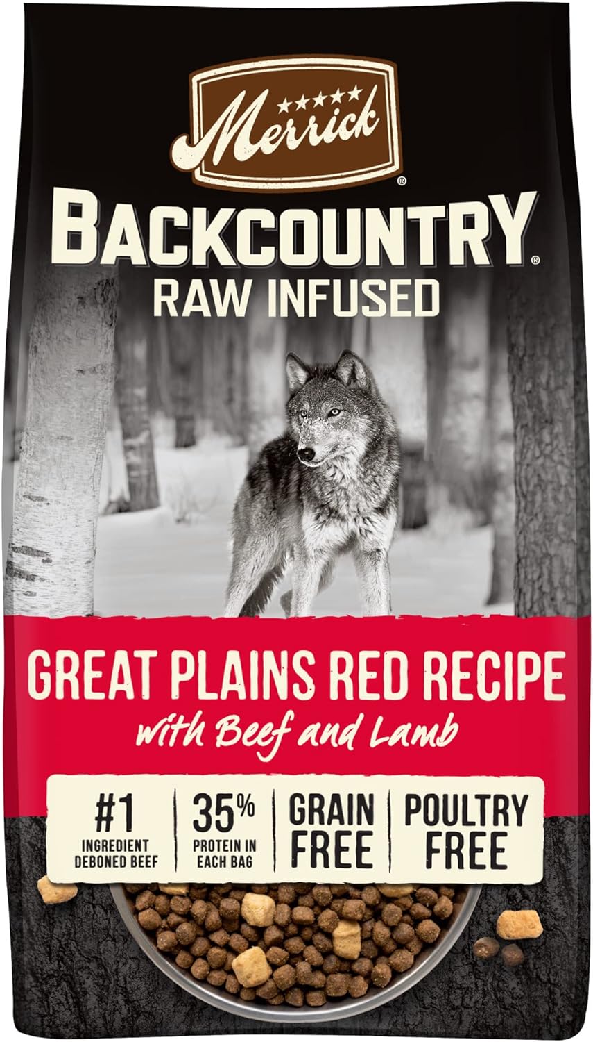 Merrick Backcountry Raw Infused Great Plains Red Recipe Dry Dog Food