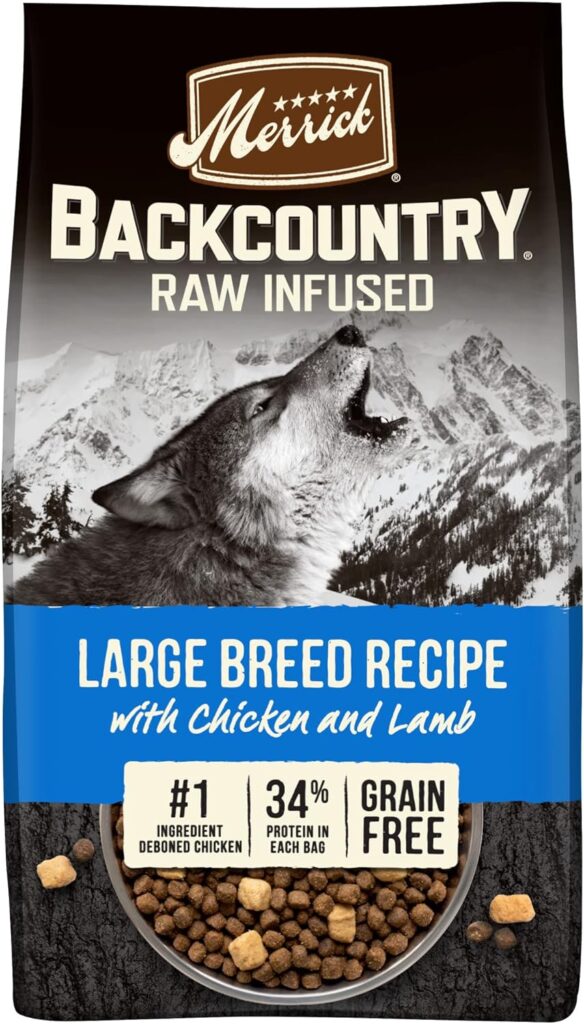 Merrick Backcountry Raw Infused Large Breed Recipe Dry Dog Food