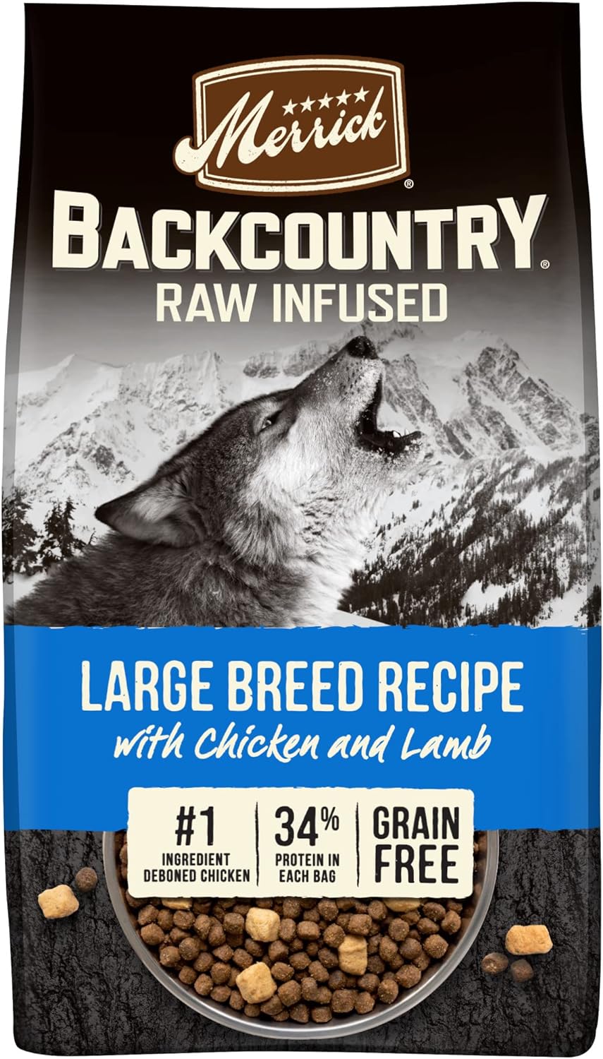 Merrick Backcountry Raw Infused Large Breed Recipe Dry Dog Food
