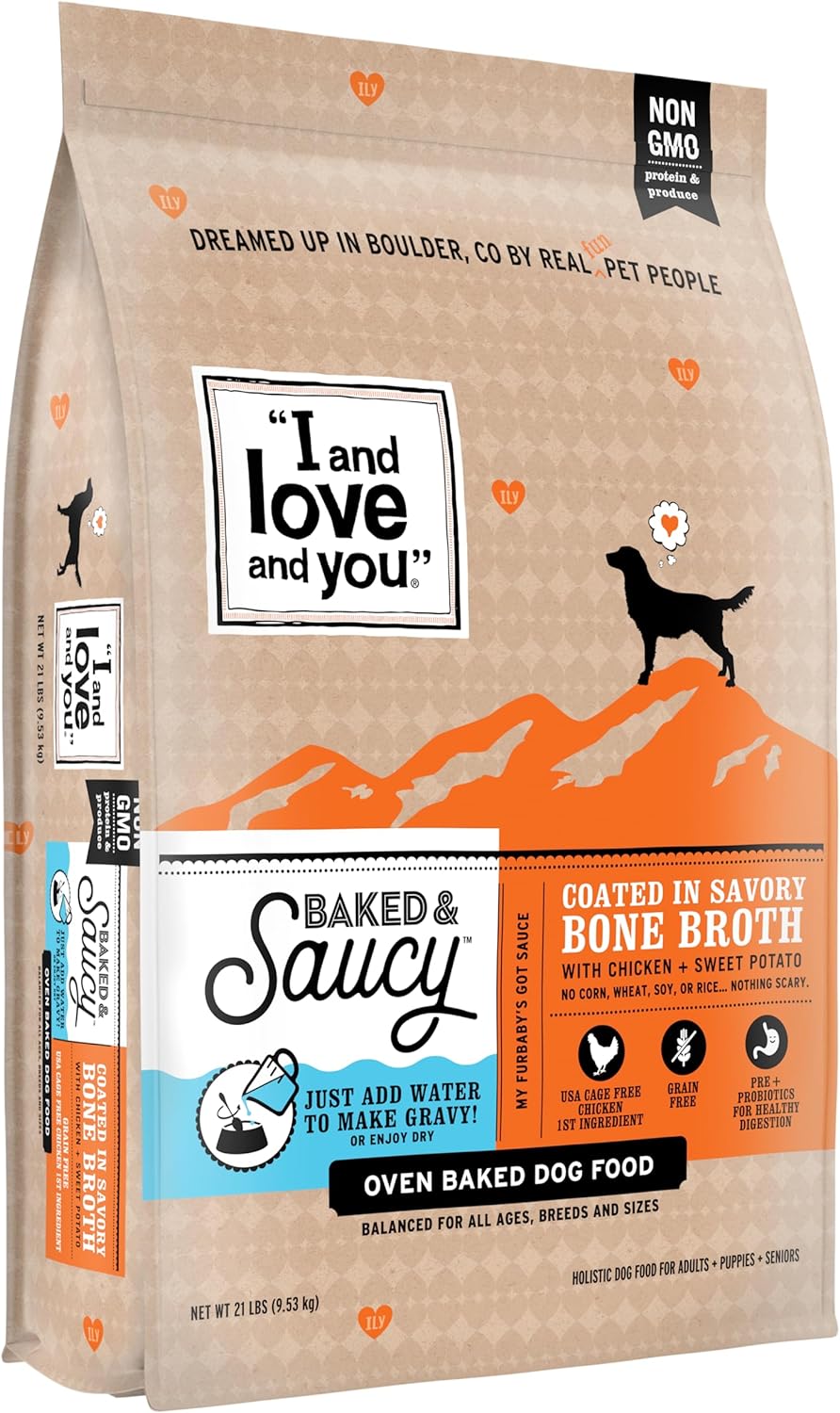 I and Love and You Baked & Saucy Chicken + Sweet Potato Dry Dog Food