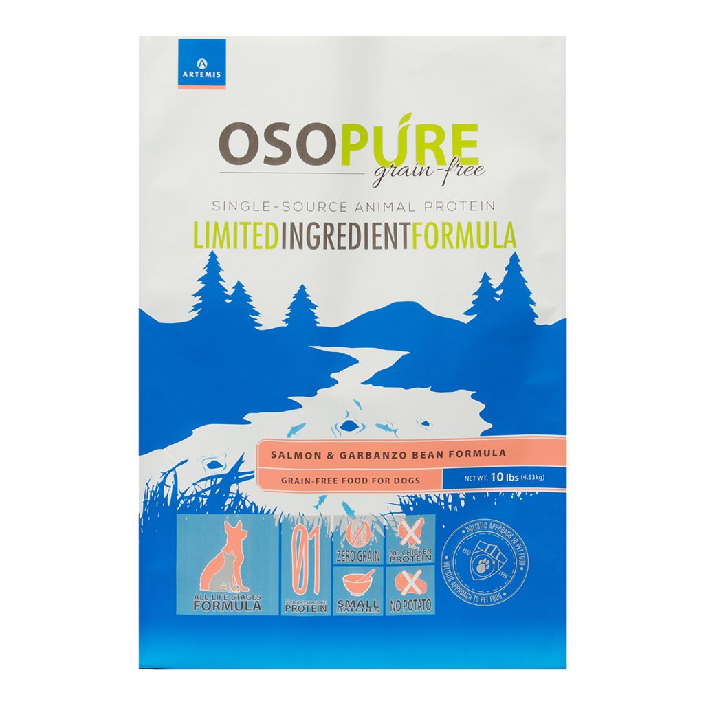 Artemis Osopure Grain-Free Salmon & Garbanzo Bean Dry Dog Food