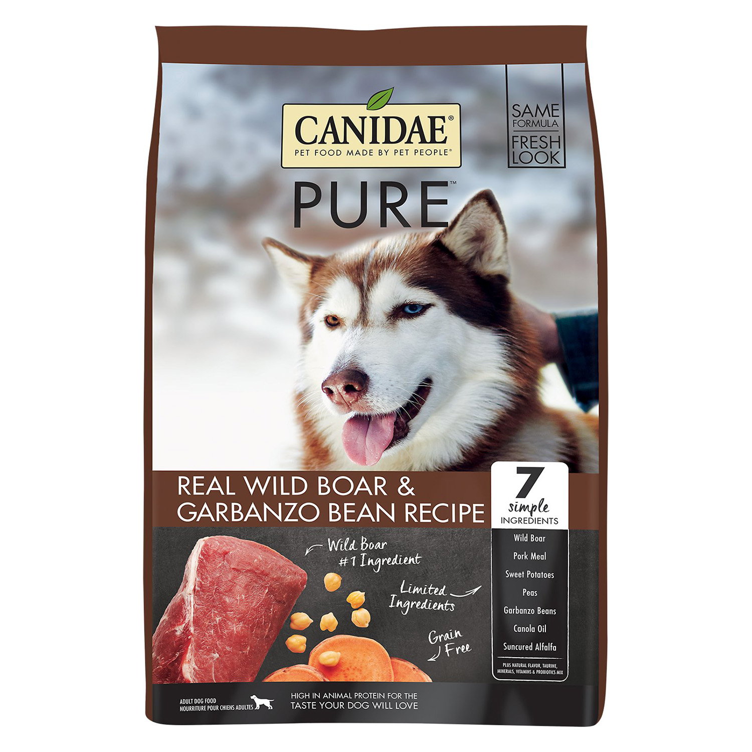Canidae Pure Grain-Free Real Wild Boar & Garbanzo Bean Recipe Dry Dog Food