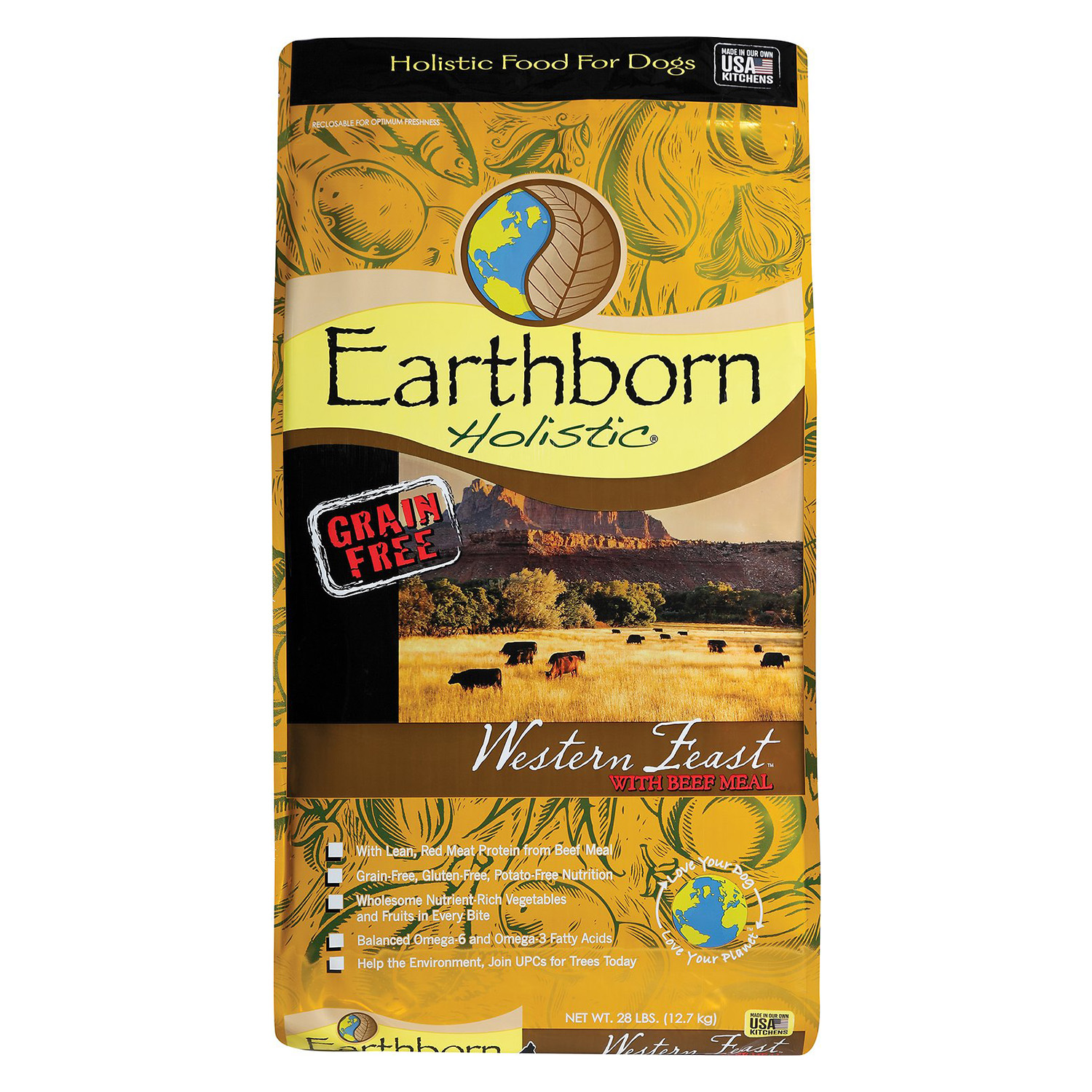 Earthborn Holistic Western Feast Grain-Free Dry Dog Food
