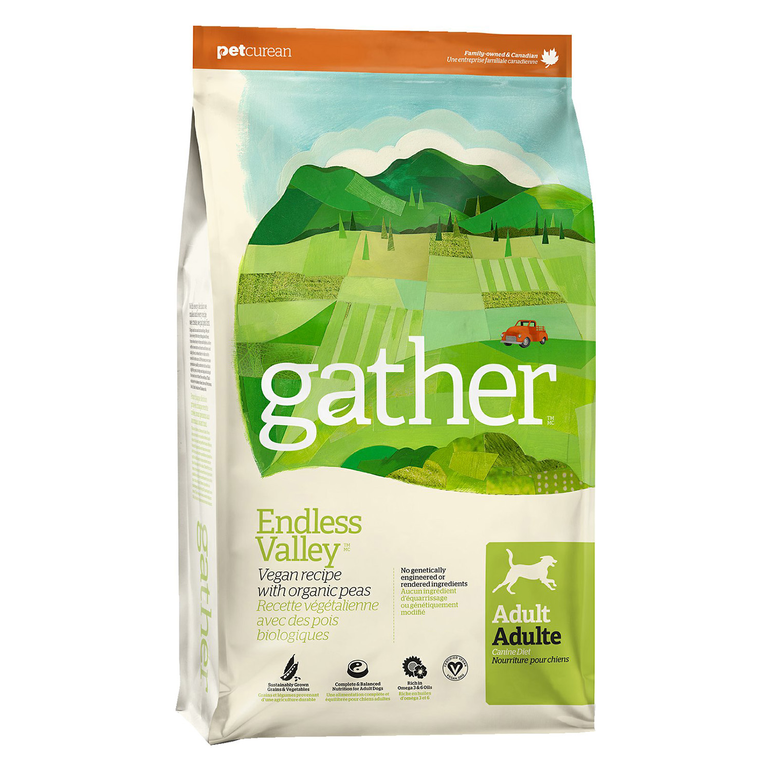 Gather Endless Valley Vegan Recipe for Adult Dogs Dry Dog Food