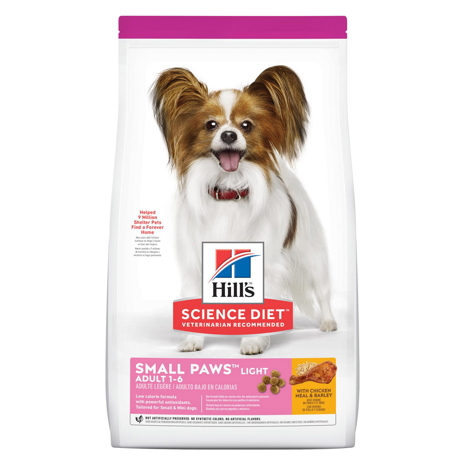 Hill’s Science Diet Adult Small Paws Light with Chicken Meal & Barley Dry Dog Food