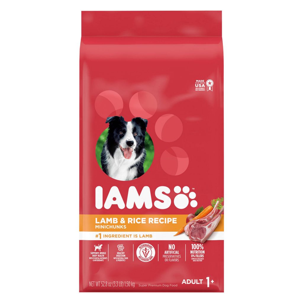 Iams Adult Minichunks with Lamb & Rice Dry Dog Food