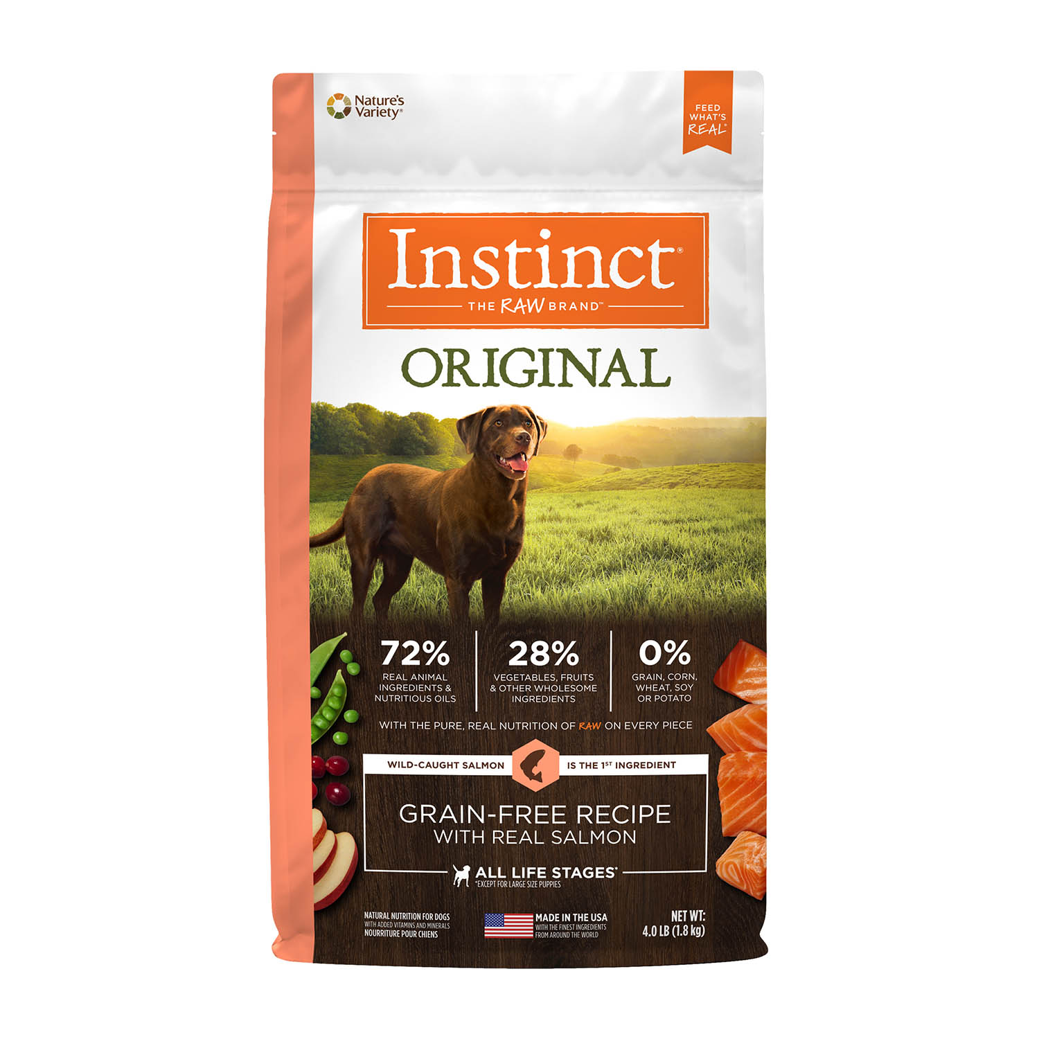 Instinct Original Grain-Free Recipe with Real Salmon Dry Dog Food