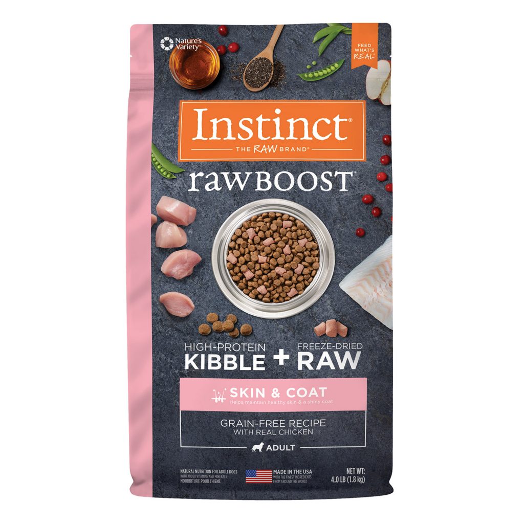 Instinct Raw Boost Grain-Free Recipe with Real Chicken for Skin & Coat Dry Dog Food