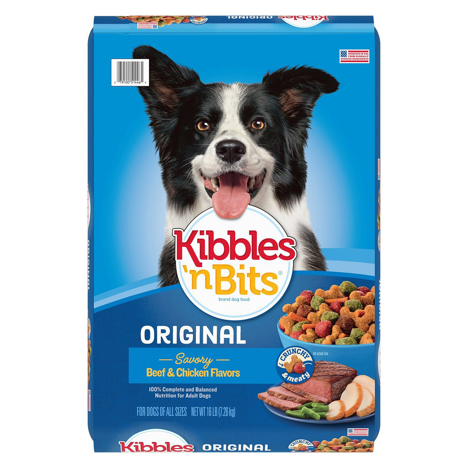 Kibbles n Bits Original Savory Beef & Chicken Flavors Dry Dog Food