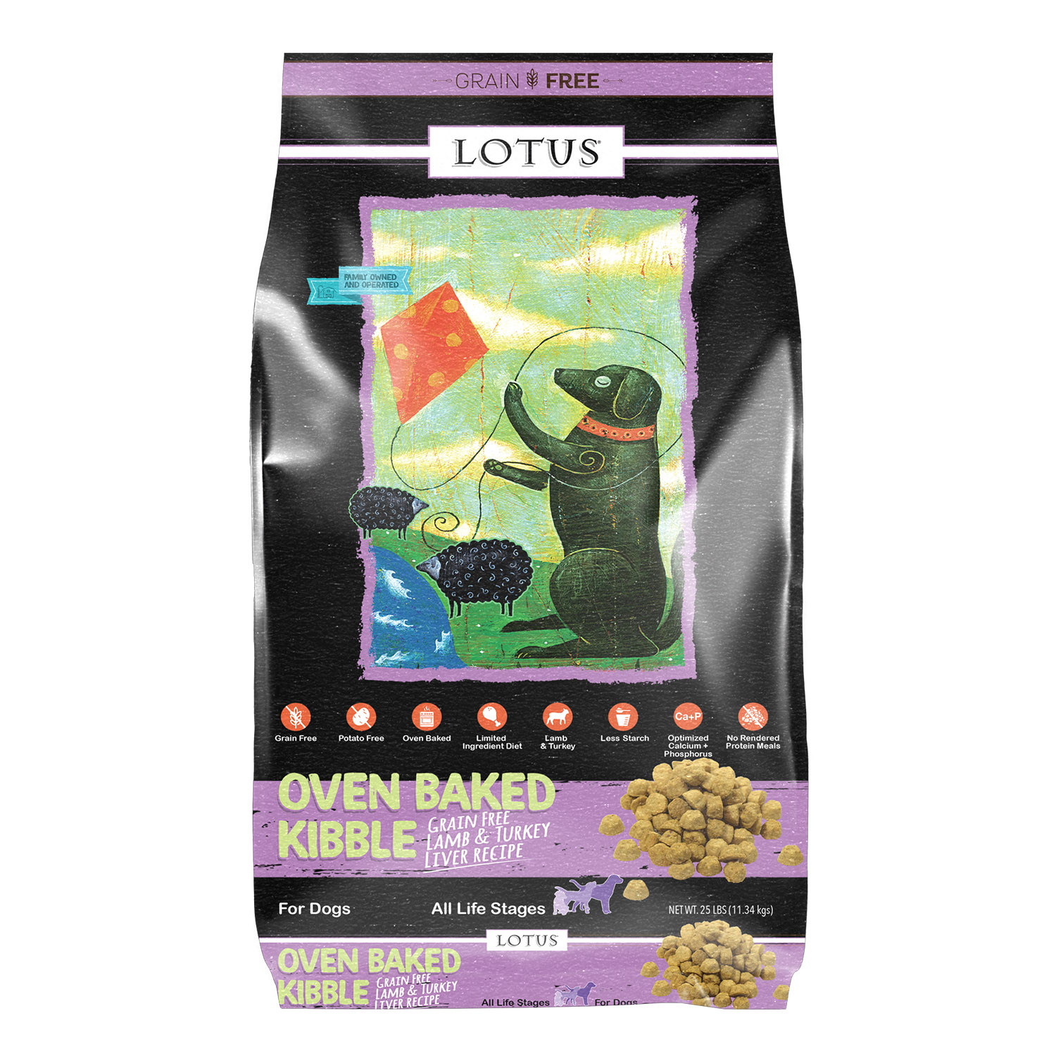 Lotus Oven Baked Regular Bites Lamb Recipe Dry Dog Food