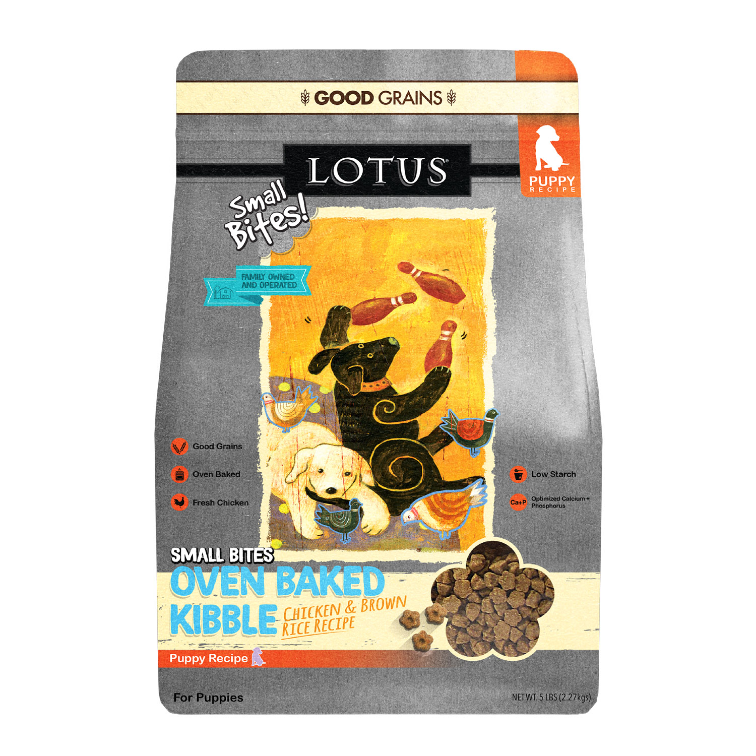 Lotus Oven Baked Small Bites Chicken Recipe Puppy Dry Dog Food