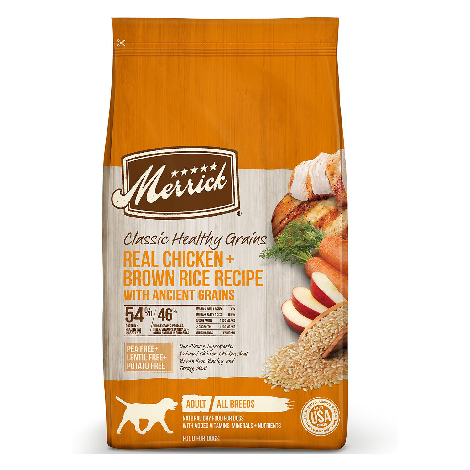 Merrick Classic Healthy Grains Real Chicken + Brown Rice Recipe with Ancient Grains Dry Dog Food