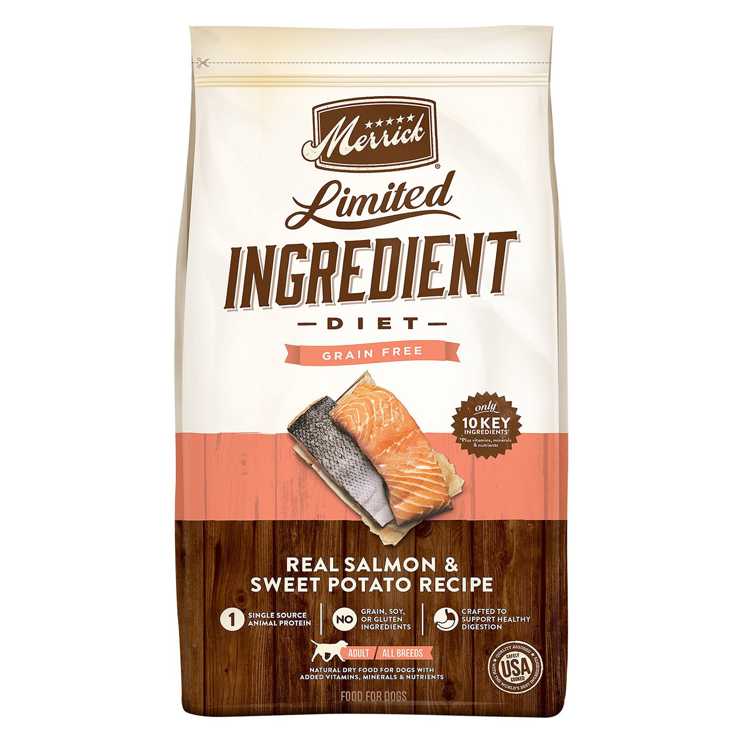 Merrick Limited Ingredient Diet Grain-Free Real Salmon & Sweet Potato Recipe Dry Dog Food