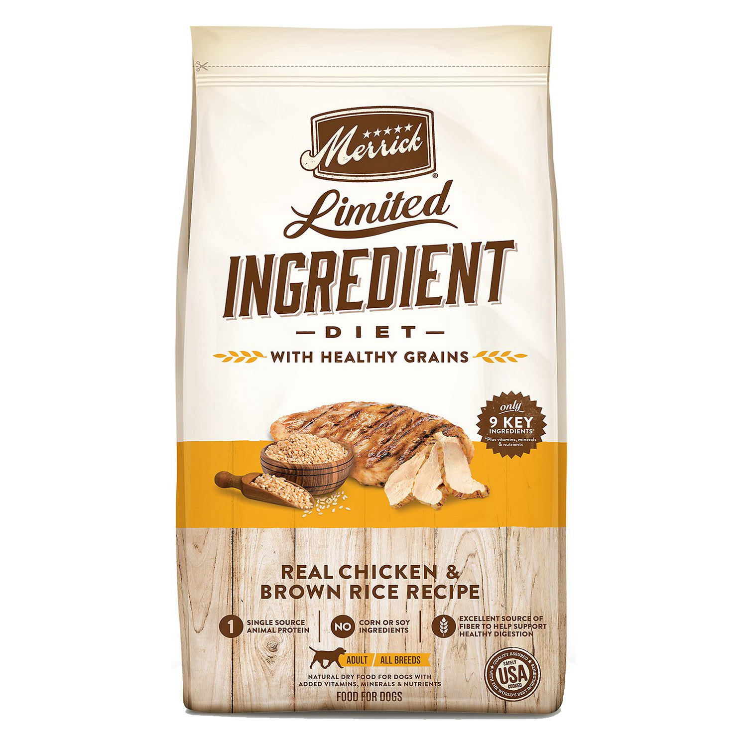 Merrick Limited Ingredient Diet Real Chicken & Brown Rice Recipe Dry Dog Food